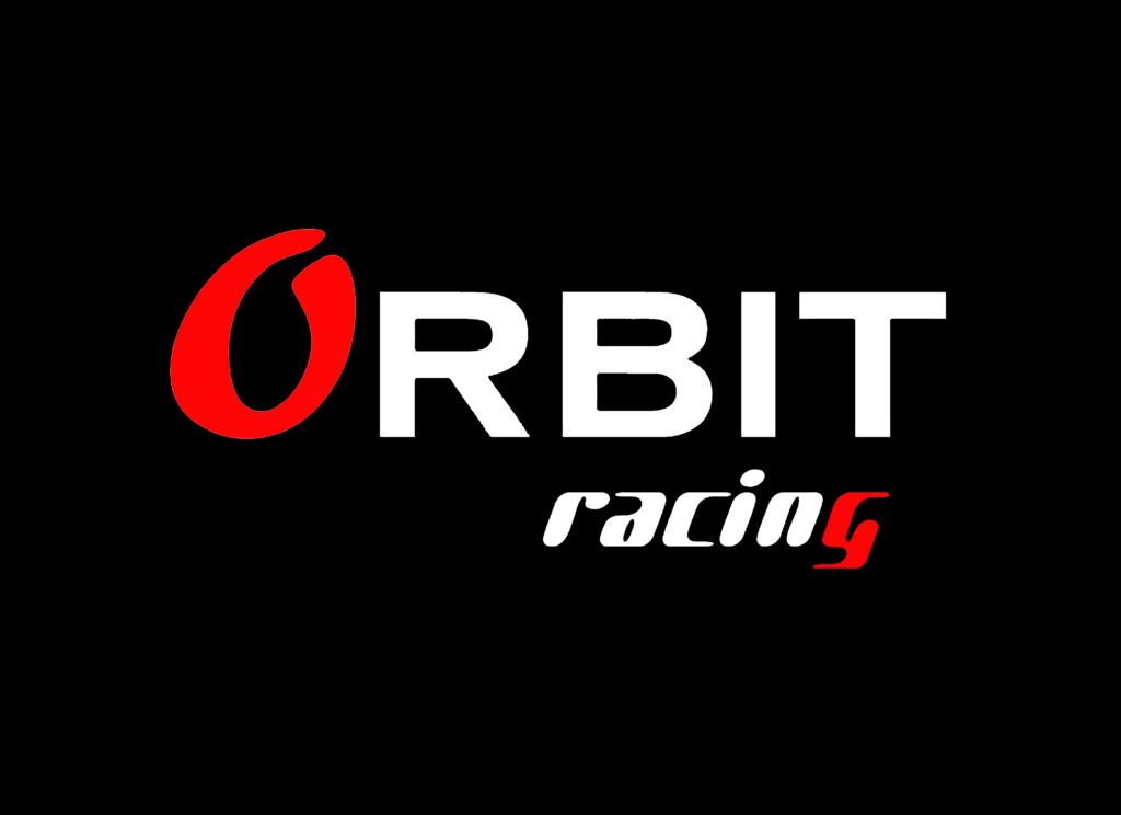 Orbit Racing Logo Hintergrund Schwarz